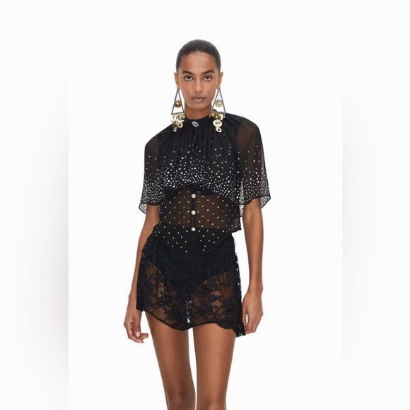 🔥🔥 HM X Paco Rabanne Beaded Disc-embellished Earrings 🔥🔥 - Picture 5 of 16